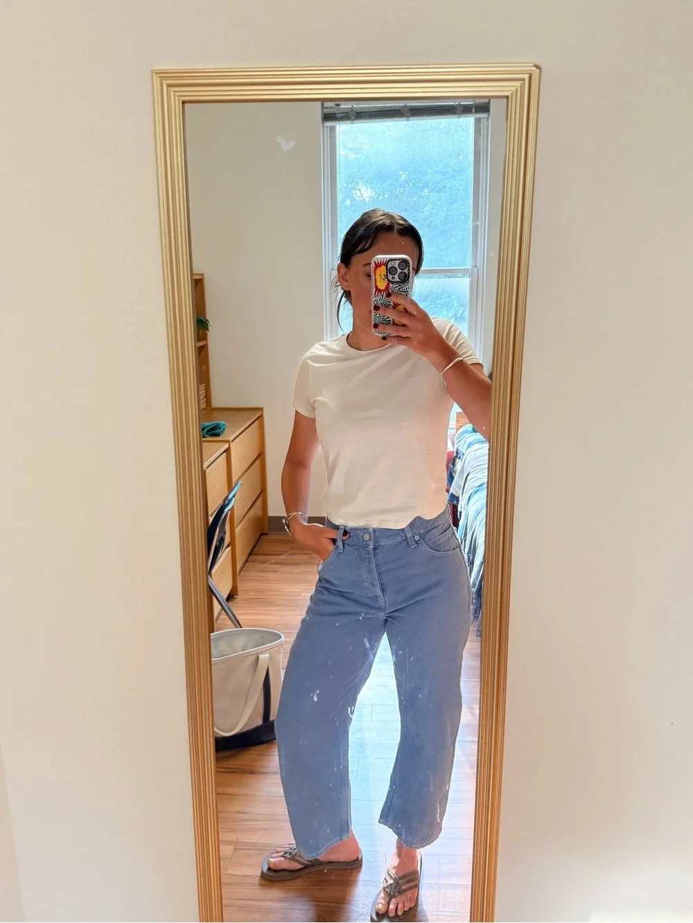 Free People Light Blue Deep Trance Boyfriend Jeans
